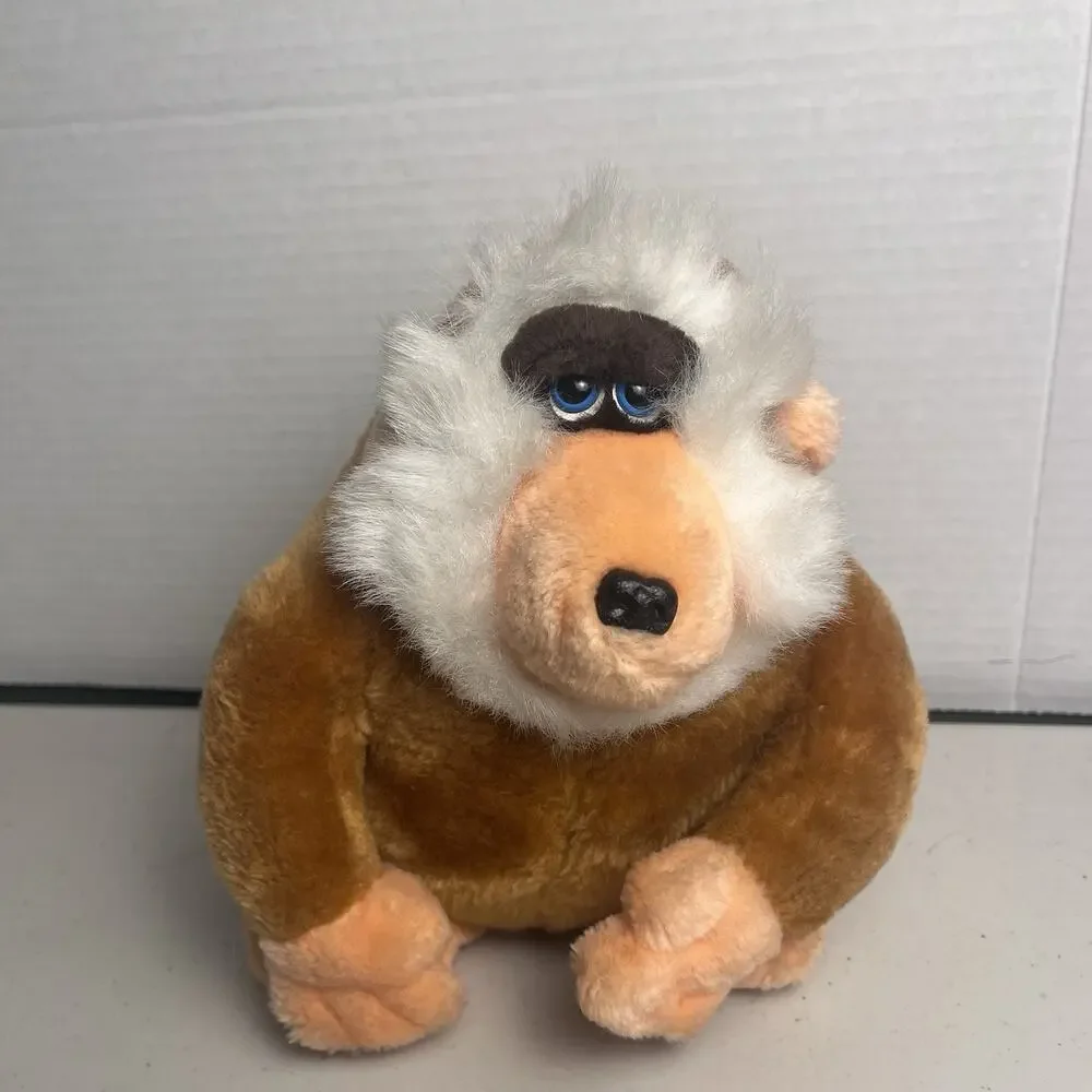 Vintage Mighty Star Baboon Plush Monkey 7